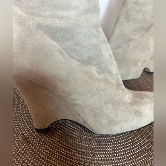 Kate Spade tall suede wedge boots - Picture 3 of 8